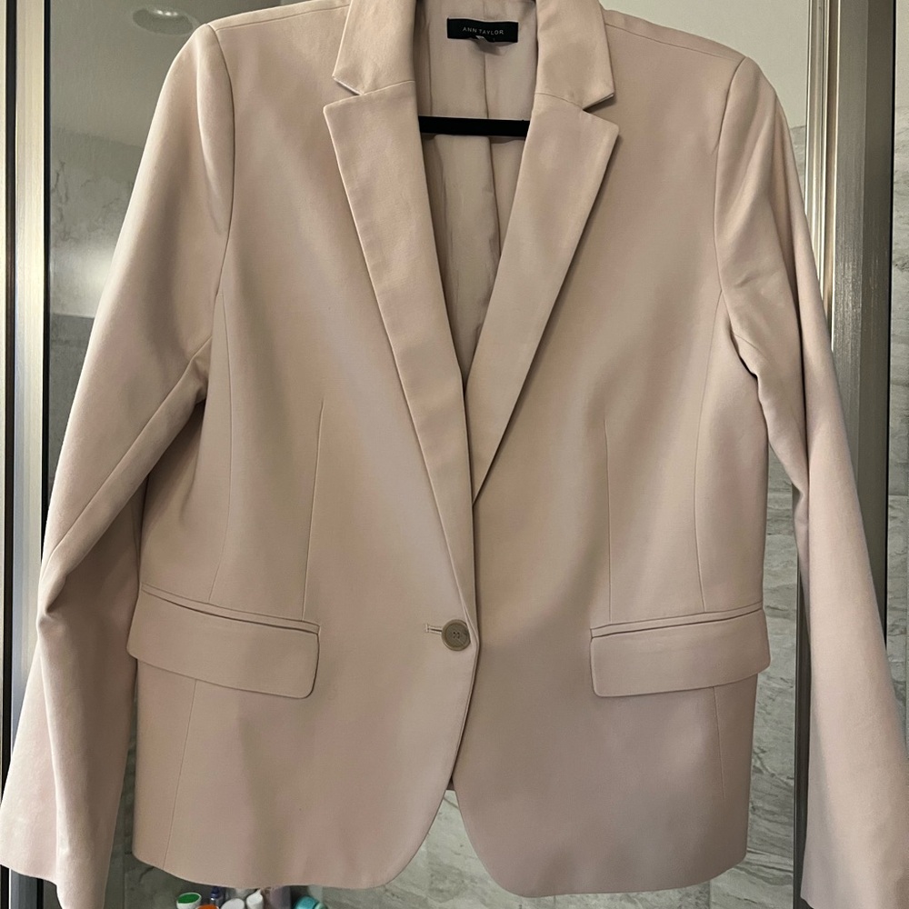 Ann Taylor Neutral Suit Jacket